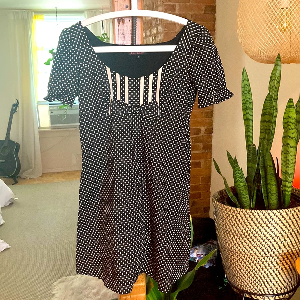 Adorable Betsey Johnson 90s Vintage Dress